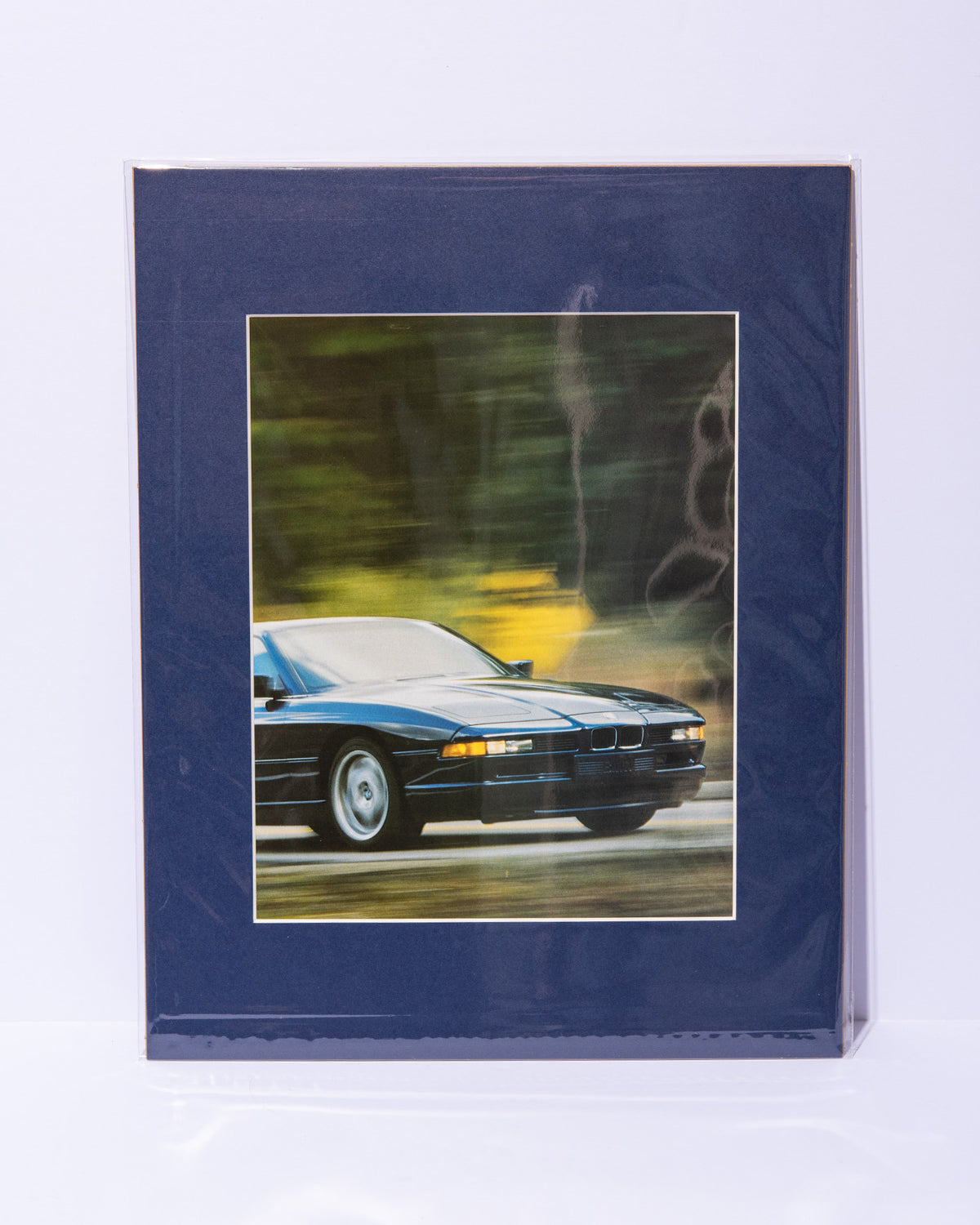 E31 BMW 850CSi original vintage mated magazine image