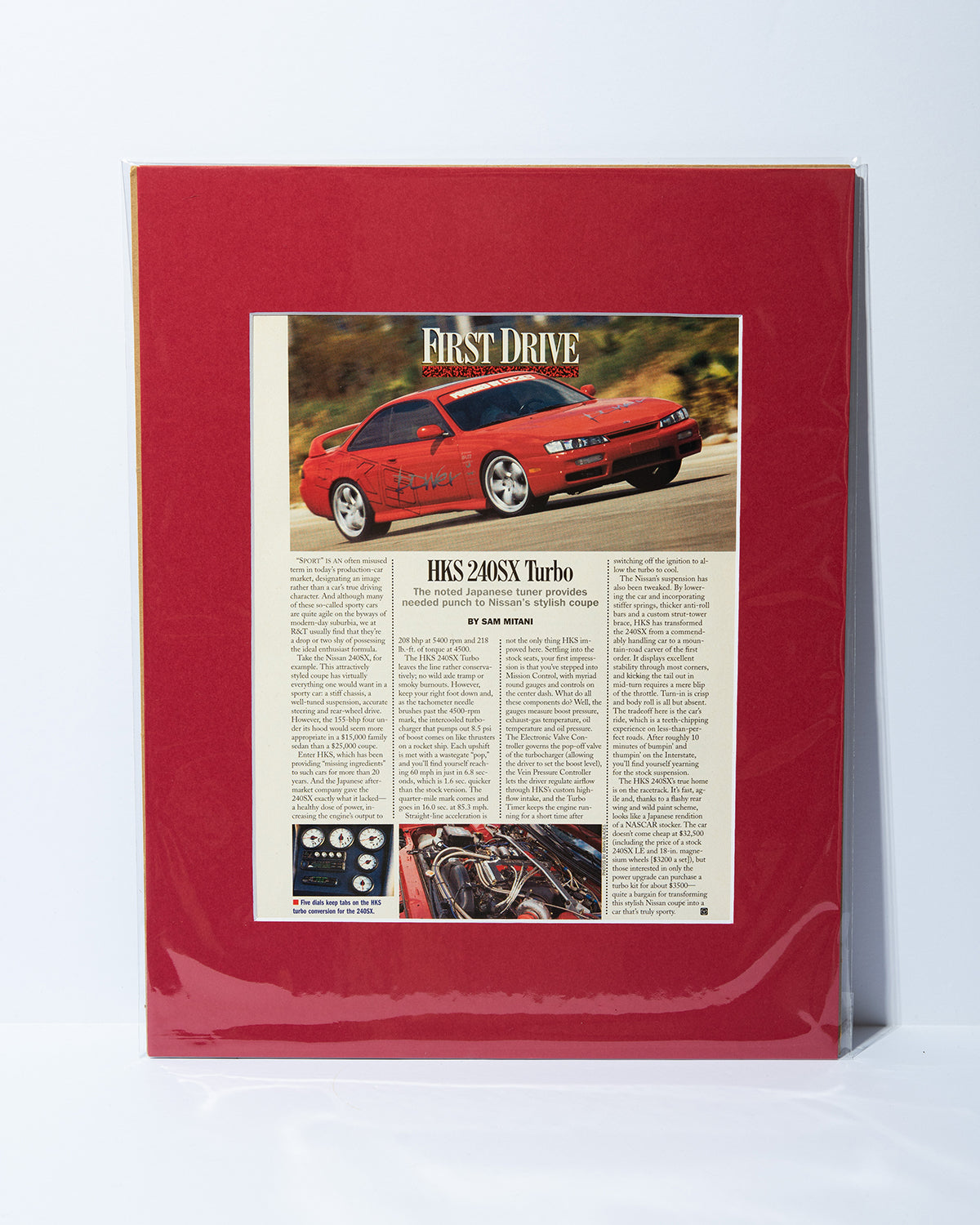 HKS S14 Nissan 240SX Turbo original vintage mated article
