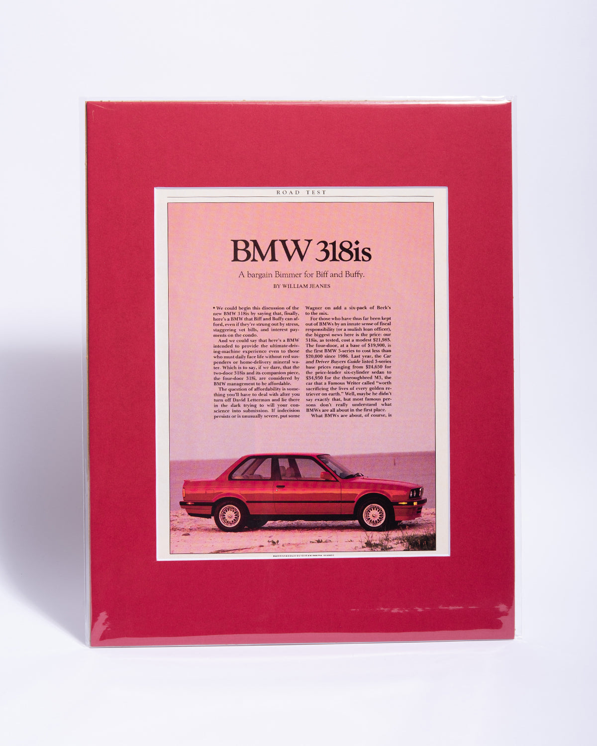 E30 BMW 318is Road Test original vintage article image