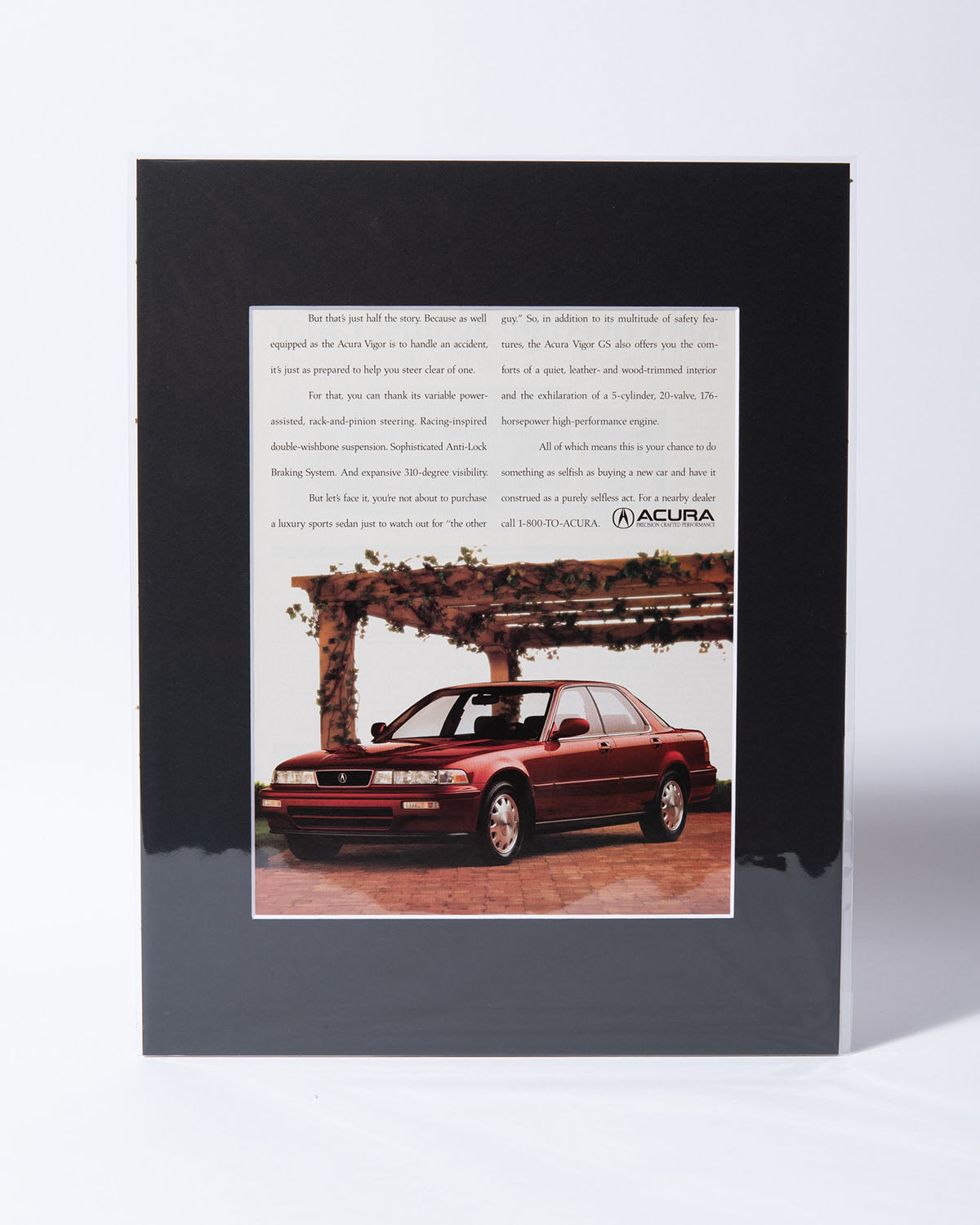 Acura Vigor "But that's just...." original vintage advertisement