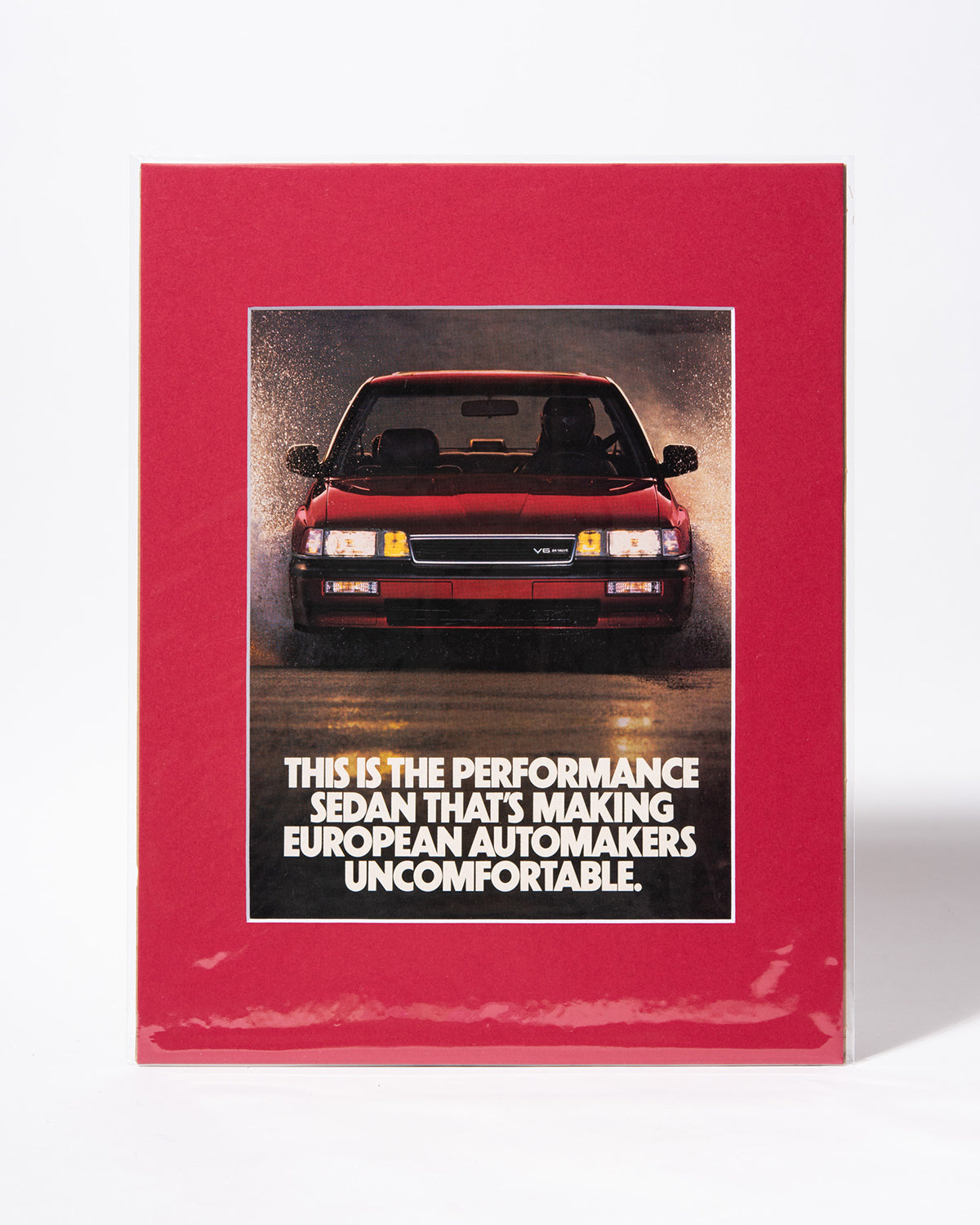 Acura Legend sedan "This is the performance..." - original vintage mated advertisement