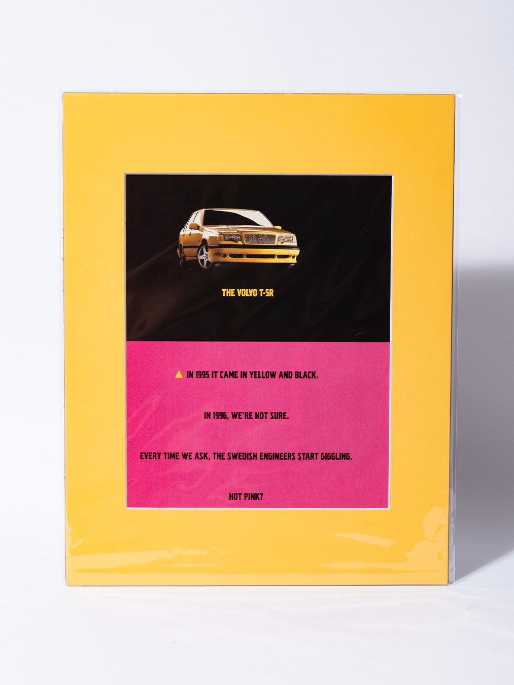 Volvo T-5R original vintage mated ad