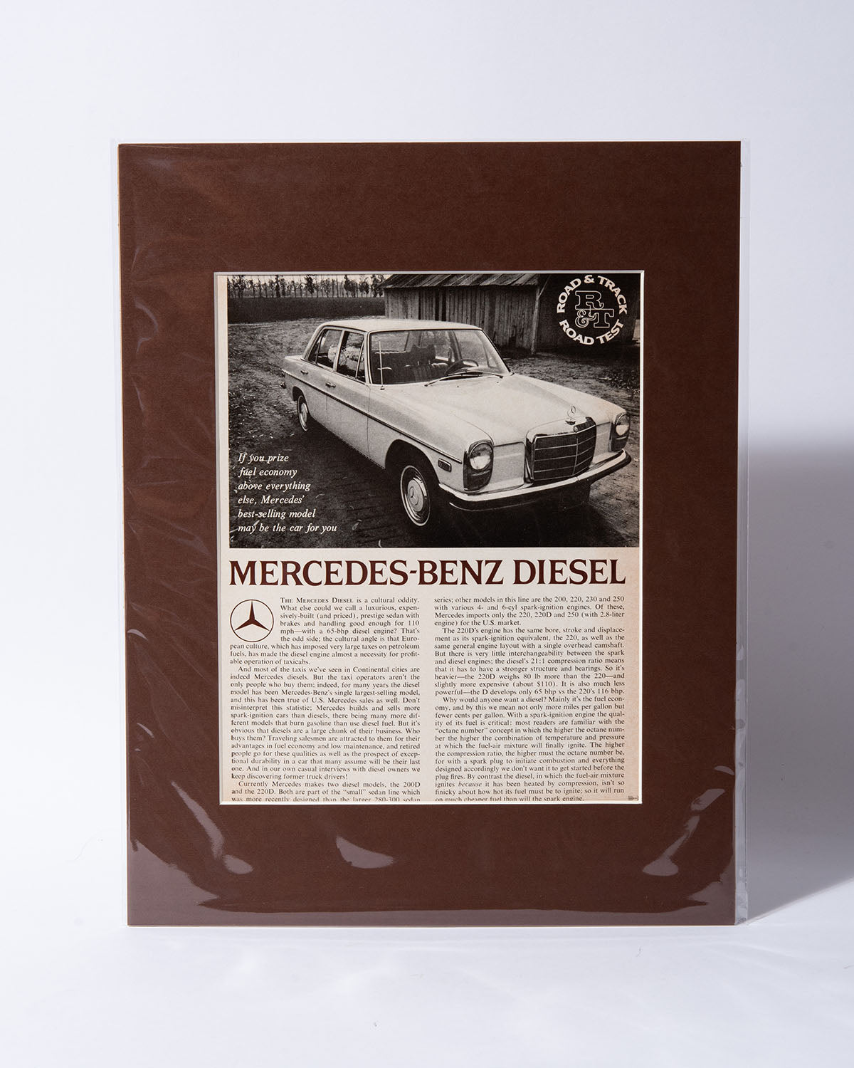 W115 Mercedes Benz 220D original vintage mated article image