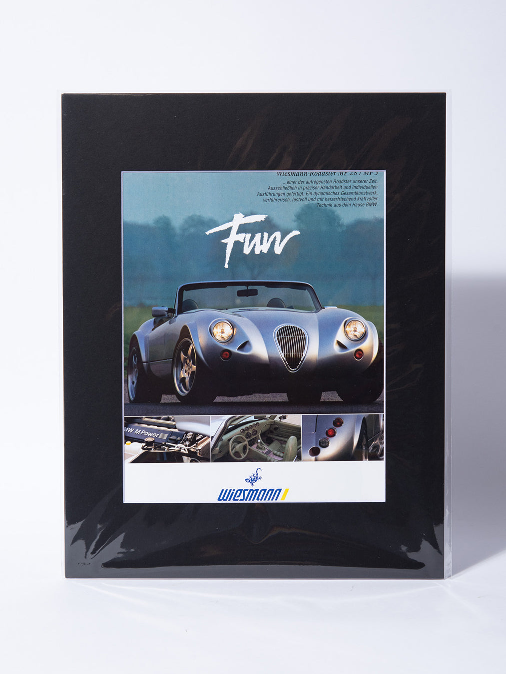 Wiesmann Roadster MF3 "FUN" original vintage mated ad
