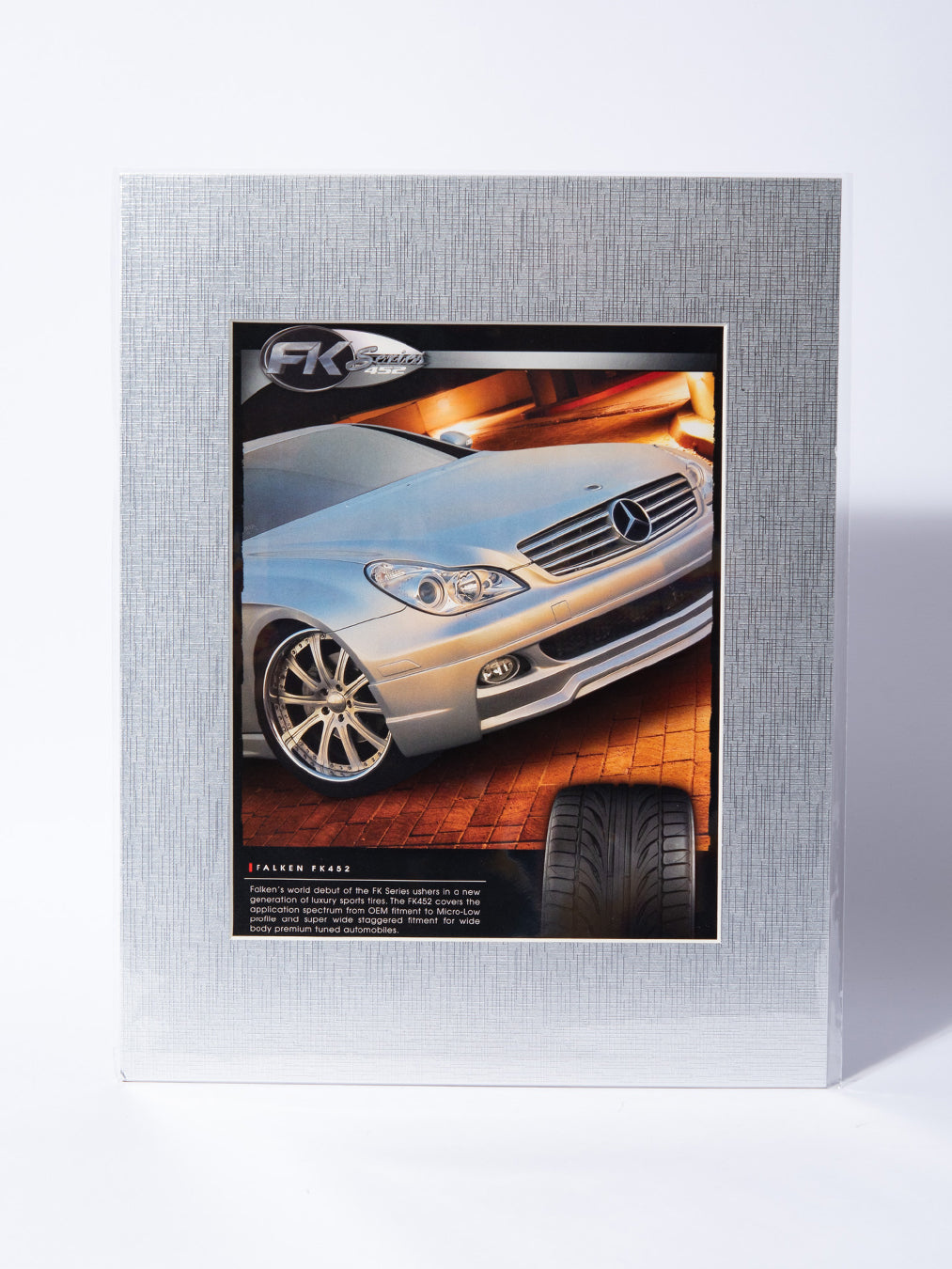 C219 Mercedes Benz CLS + Falken FK452 original vintage mated ad