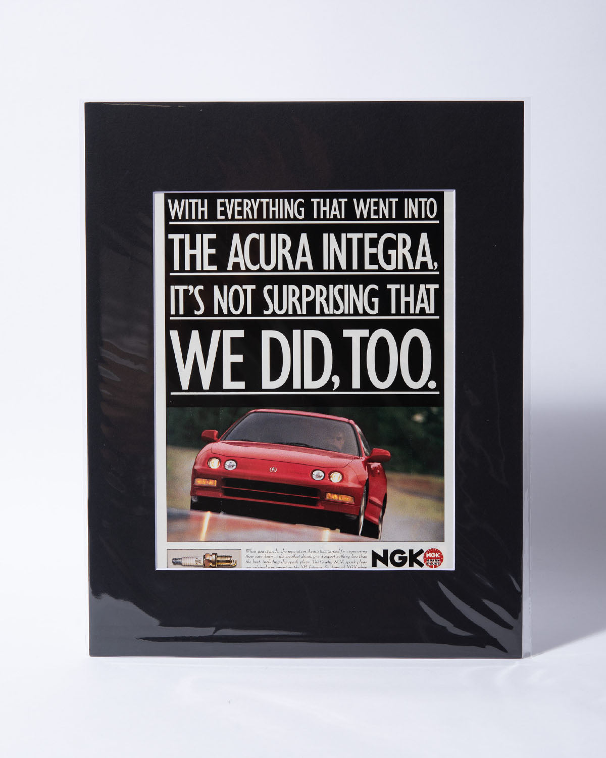 NGK + Acura Integra DC2 original vintage mated ad
