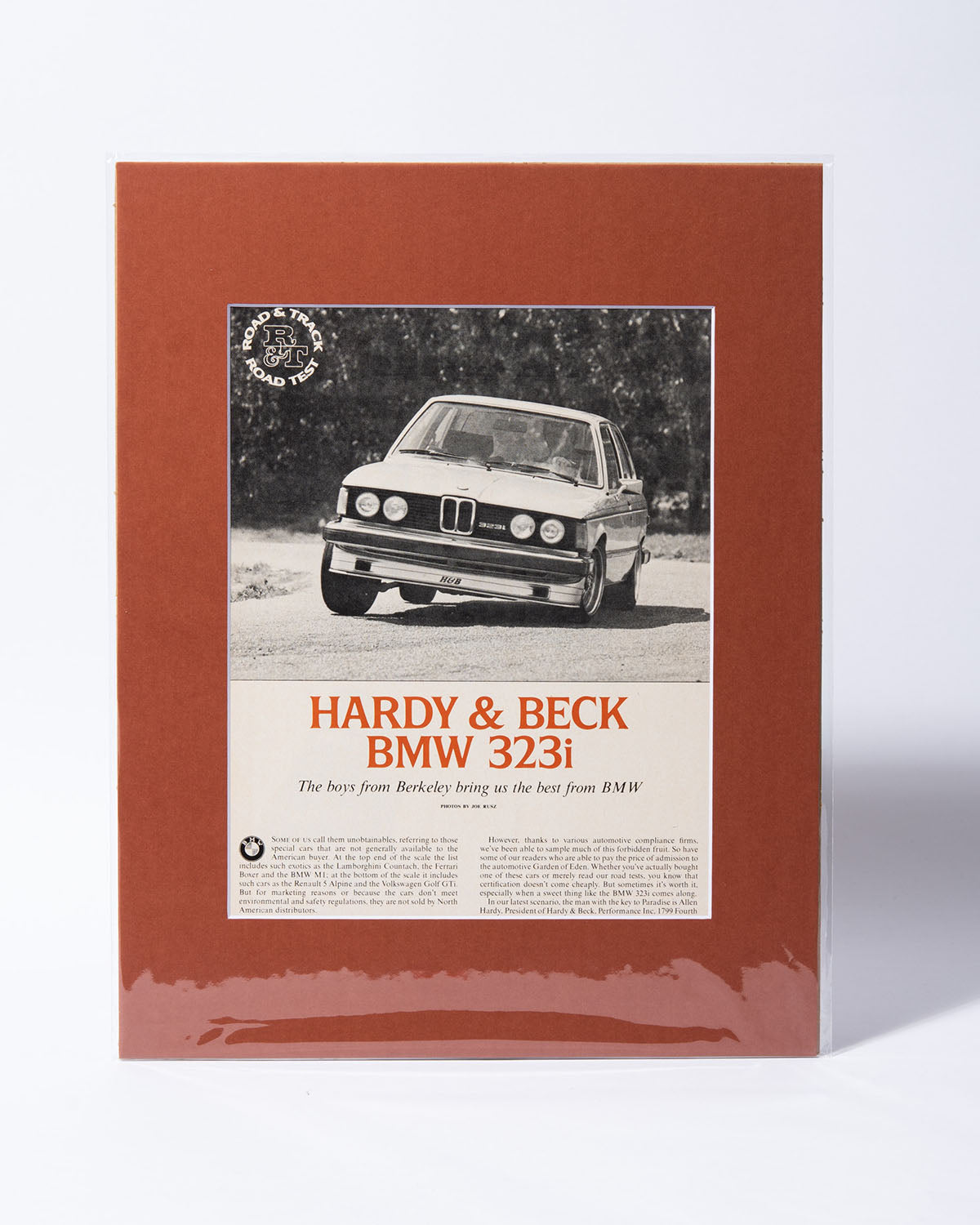 Hardy & Beck E21 BMW 323i original vintage mated article image
