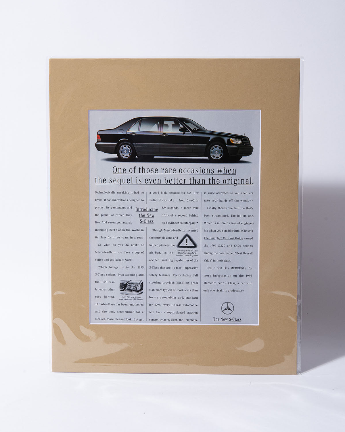 W140 Mercedes Benz S320 original vintage mated ad