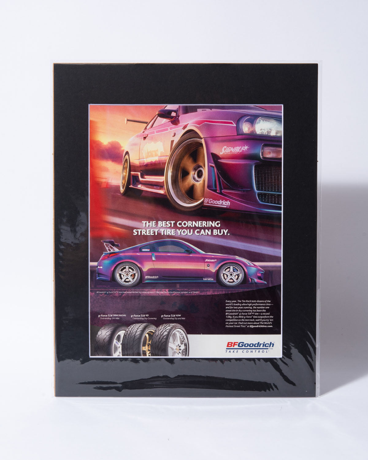 BFGoodrich tires Tuner Nissan R34 GTR + 350Z original vintage mated ad