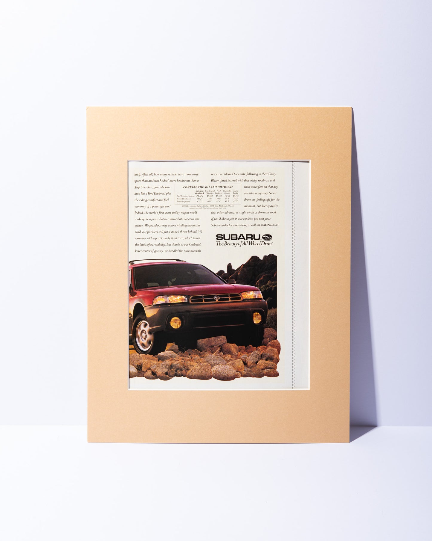 "The Beauty of All-Wheel Drive" Subaru Outback