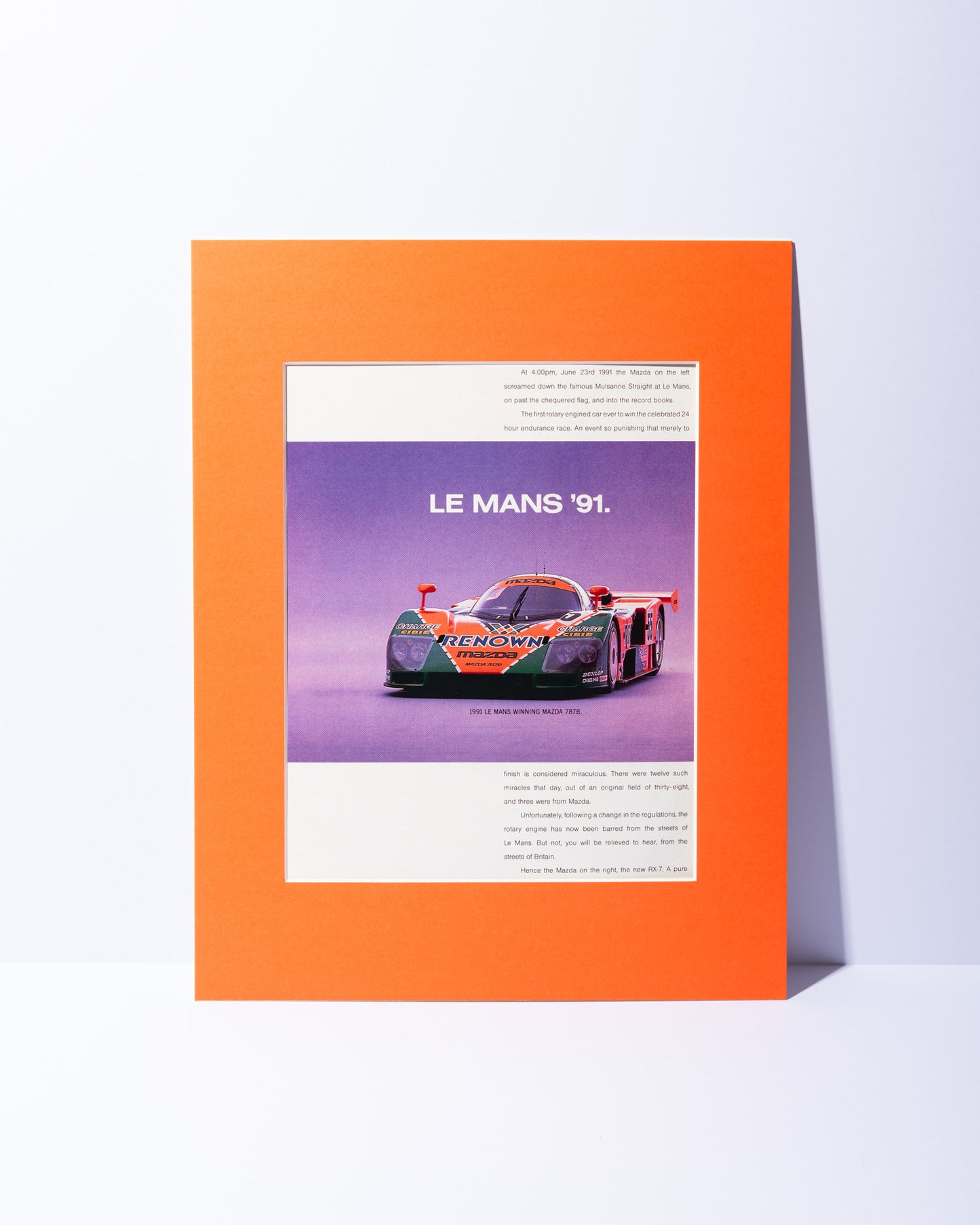 "Le Mans '91" Mazda Advert