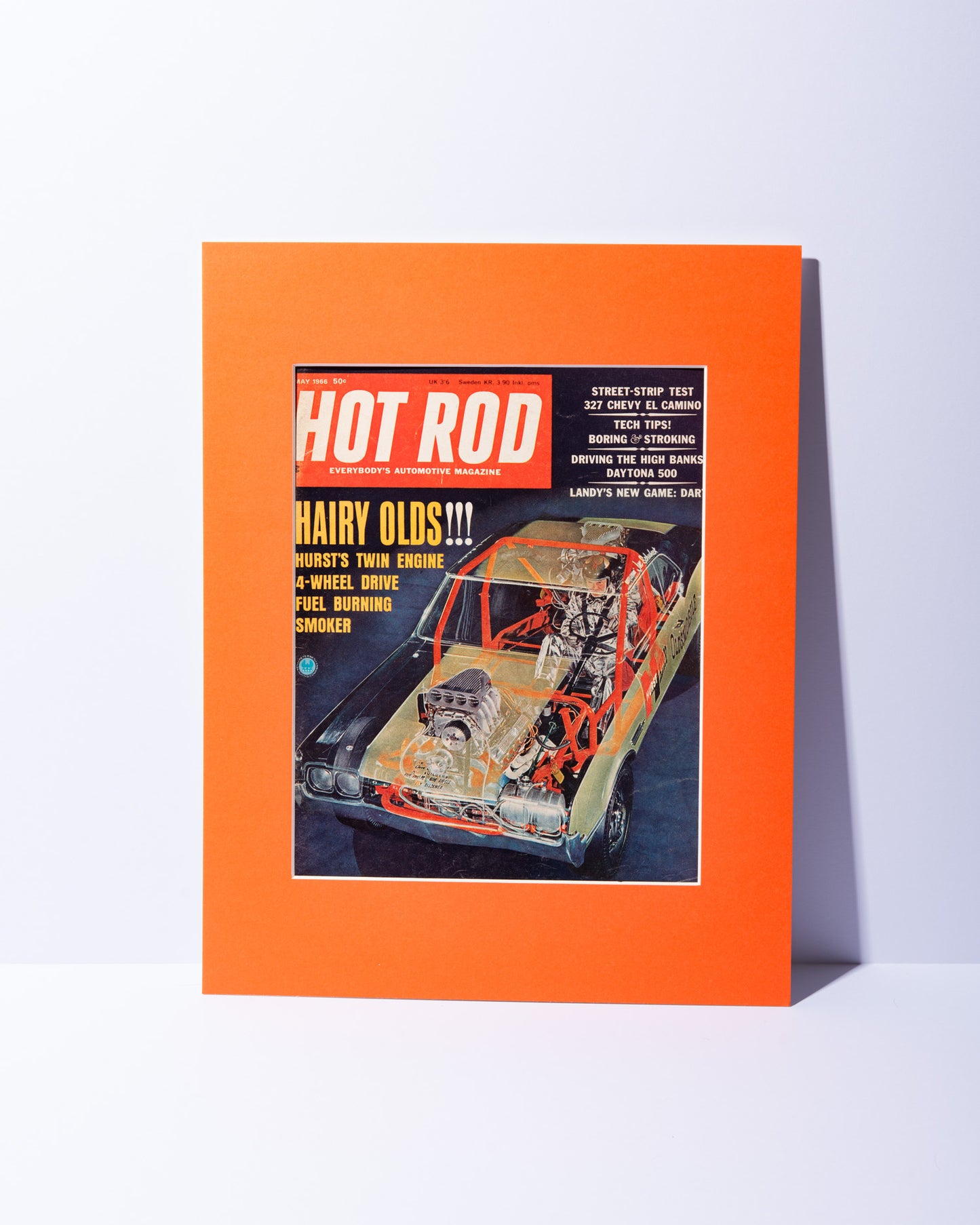 "HAIRY OLDS" HOT ROD Magazine Cover