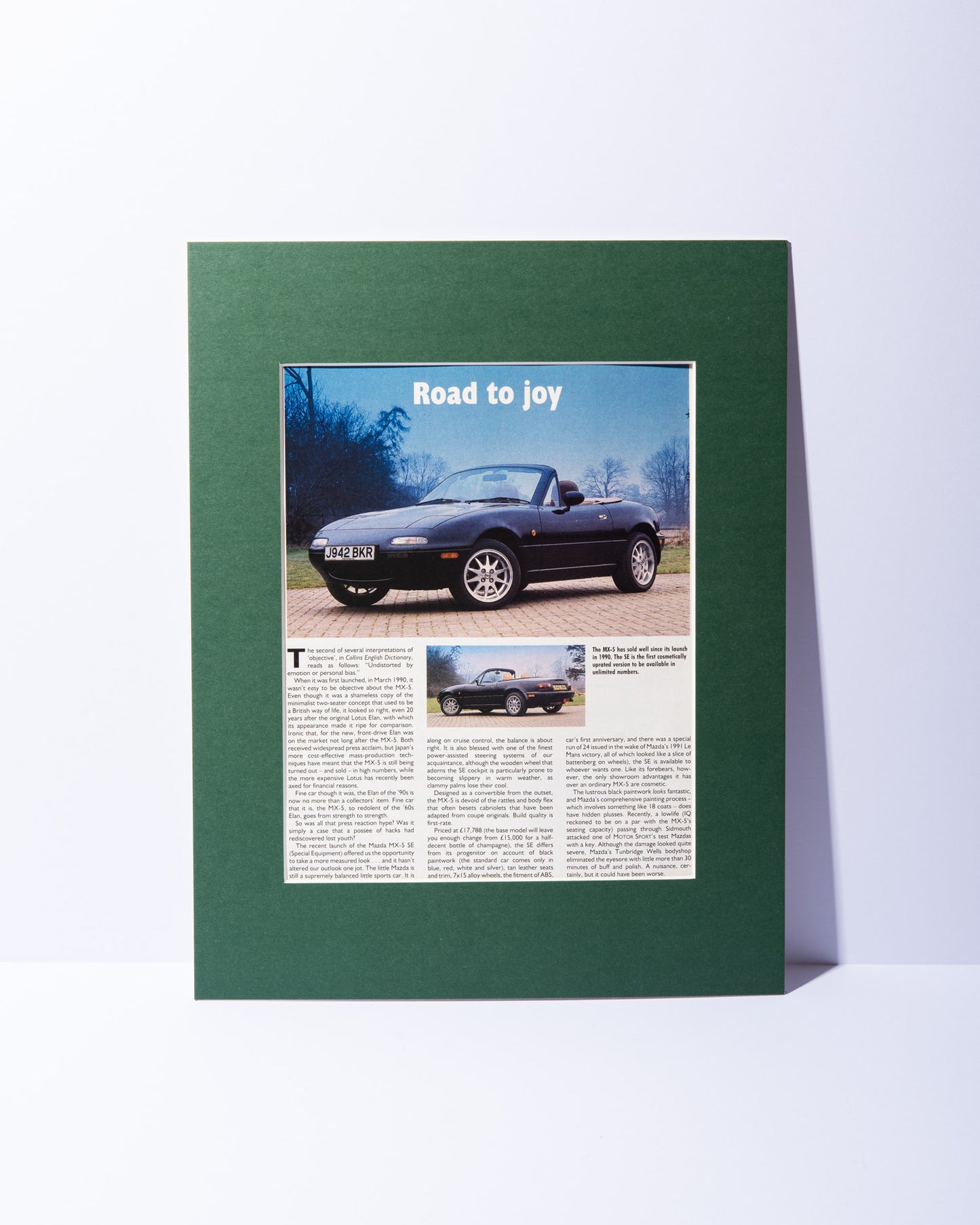 "Road to Joy" Mazda MX-5 SE Advert