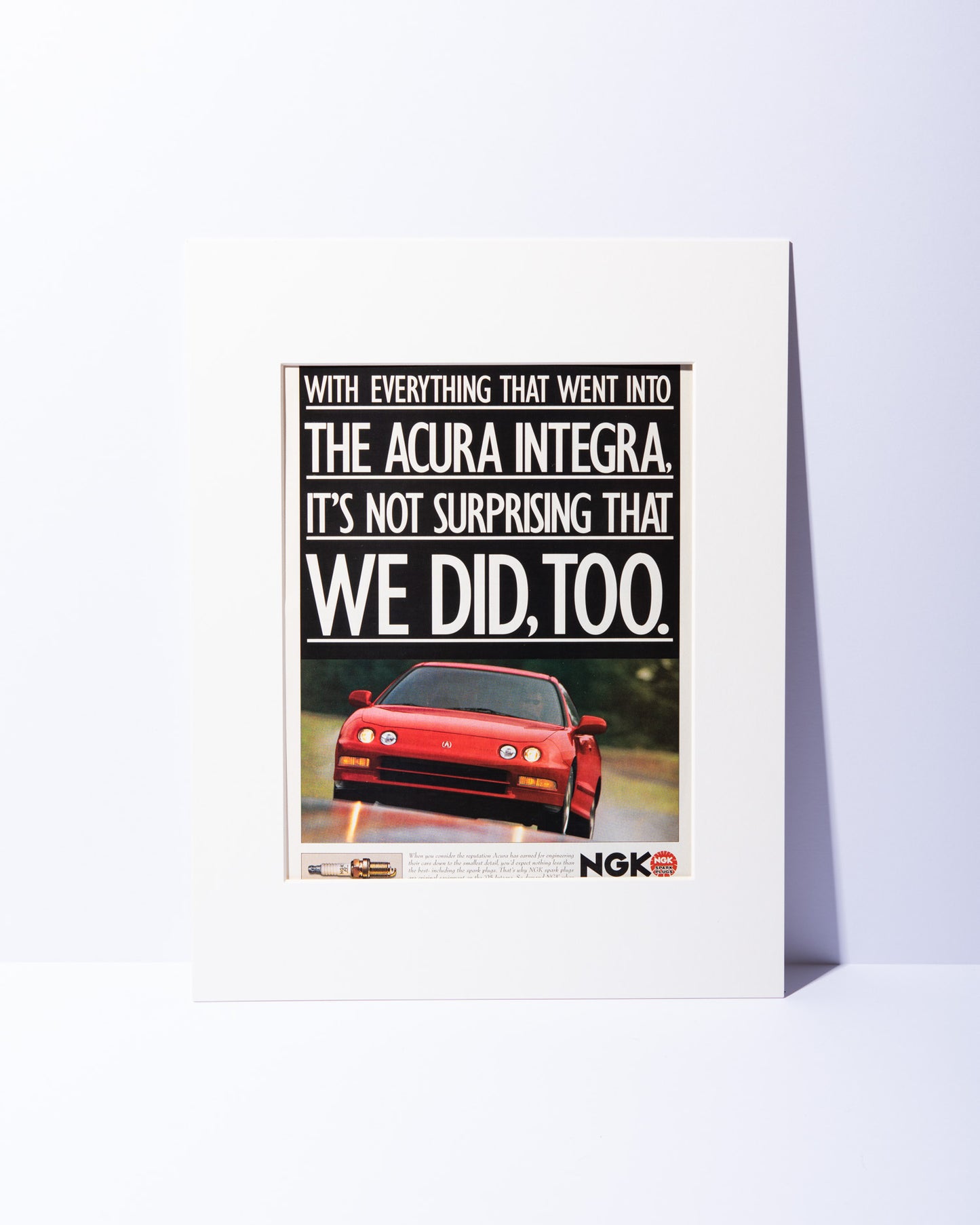 NGK + Acura Vintage Advert