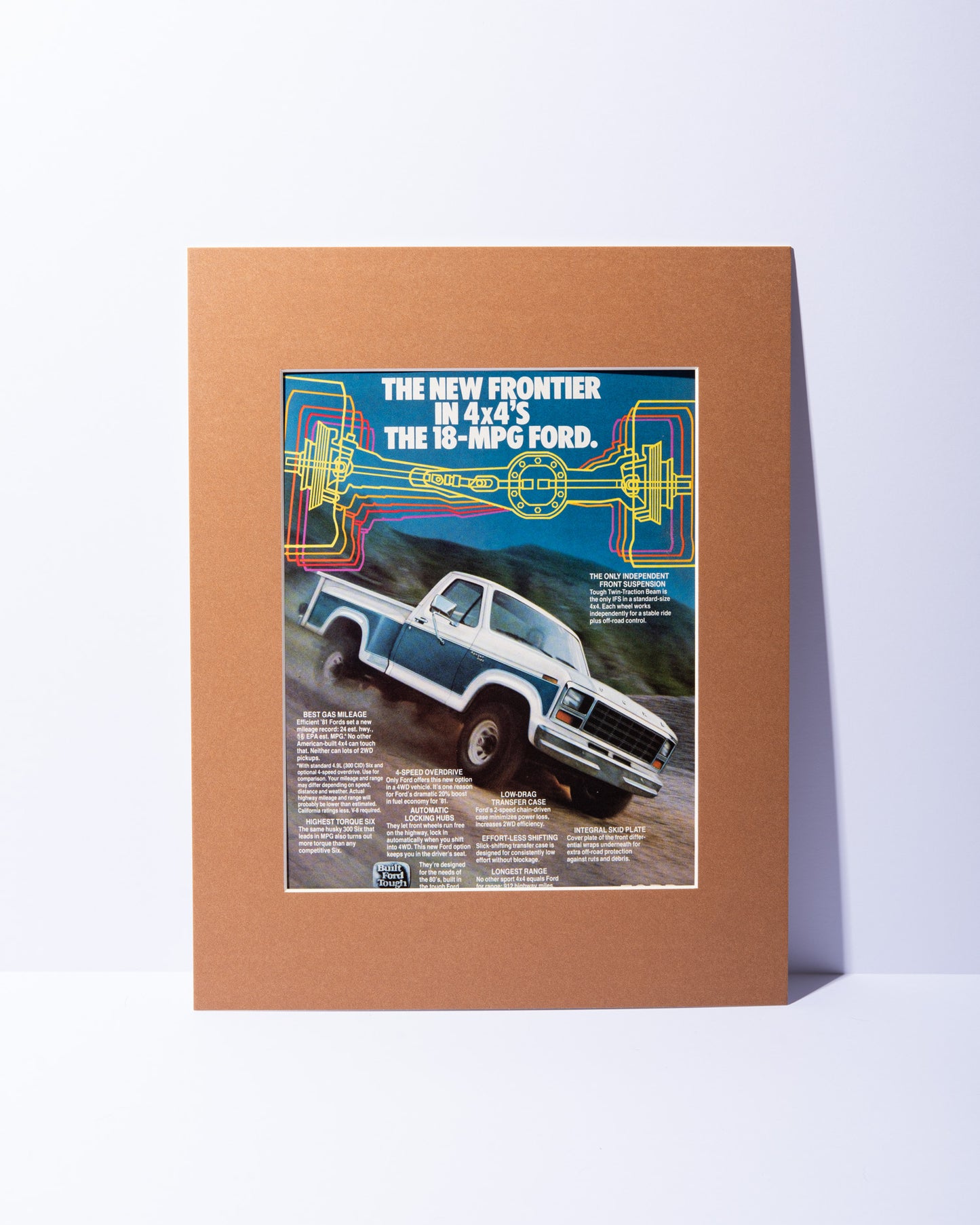 "The New Frontier in 4X4s" Ford Advert