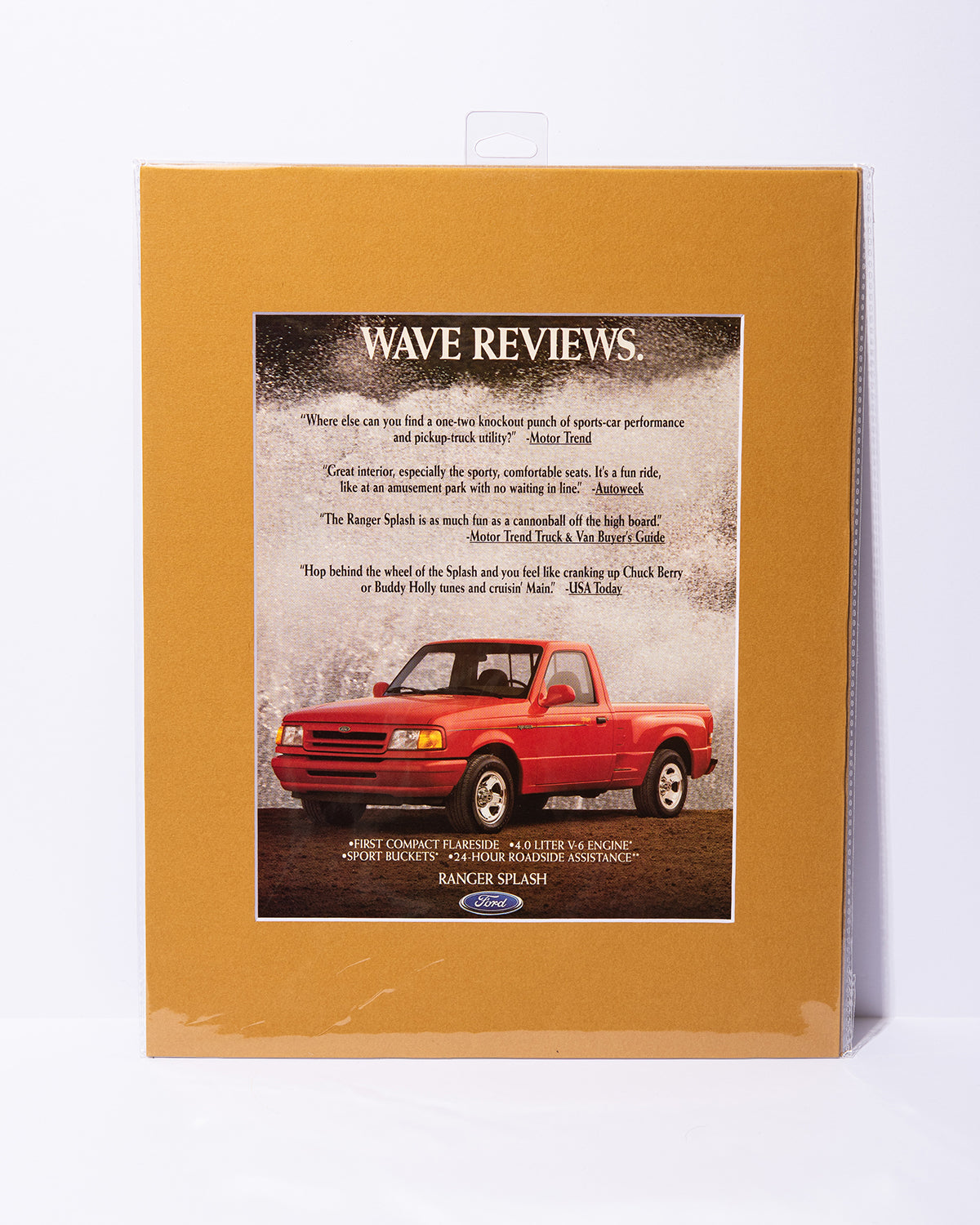 "Wave Reviews" Ford Ranger Splash vintage ad