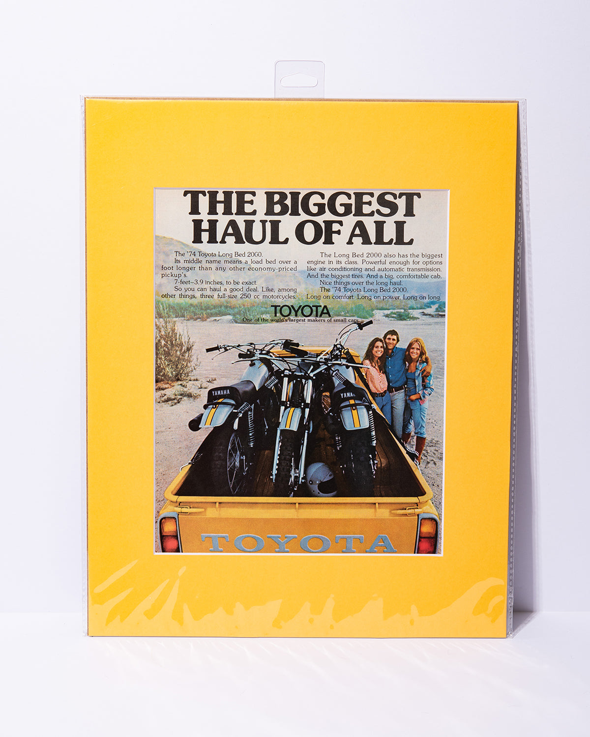 "The Biggest Haul of All" Toyota vintage ad