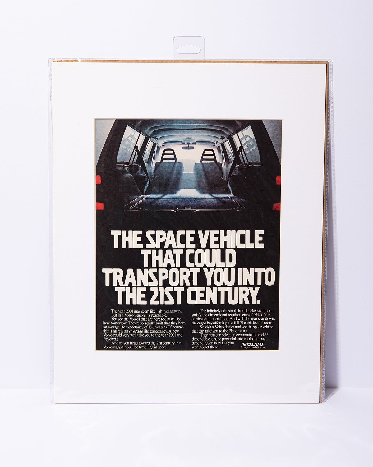 "The Space vehicle that..." vintage Volvo wagon ad