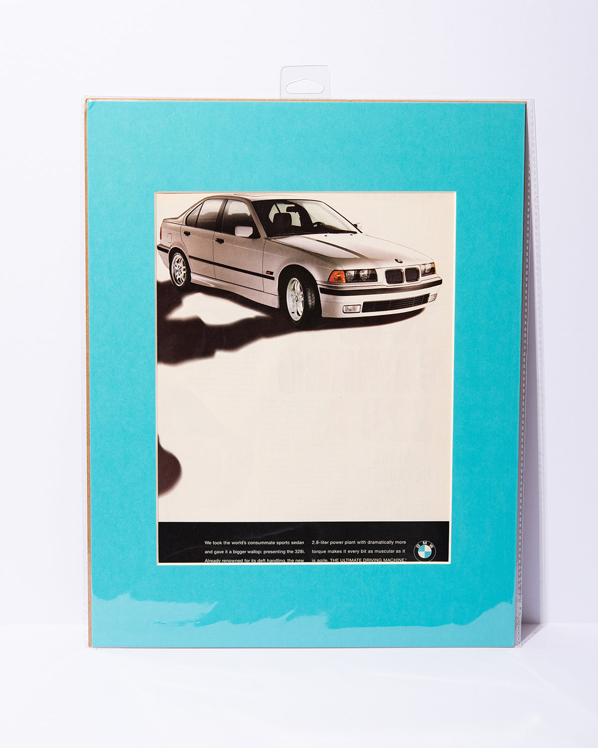 BMW E36 3 series sedan 328i vintage ad