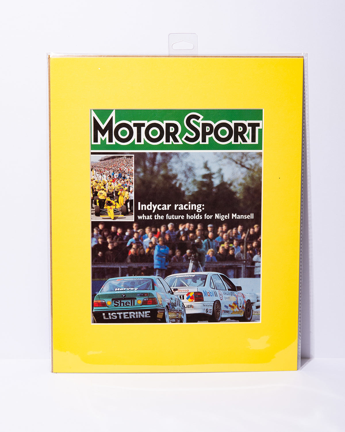 BTCC E36 BMW M3 and Vauxhall Cavalier Motor Sport Magazine cover