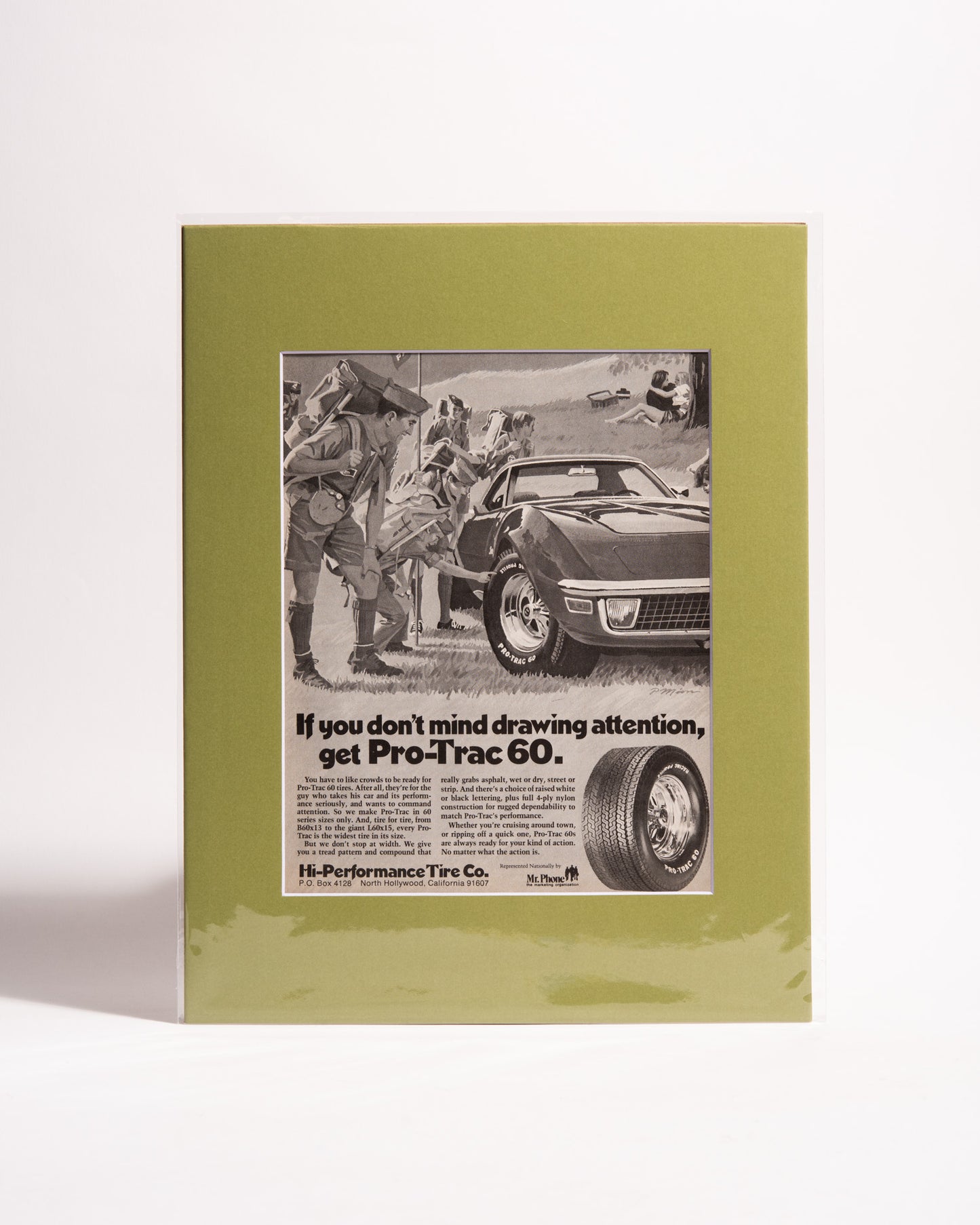 "Pro-Trac 60" Advert with C3 Corvette