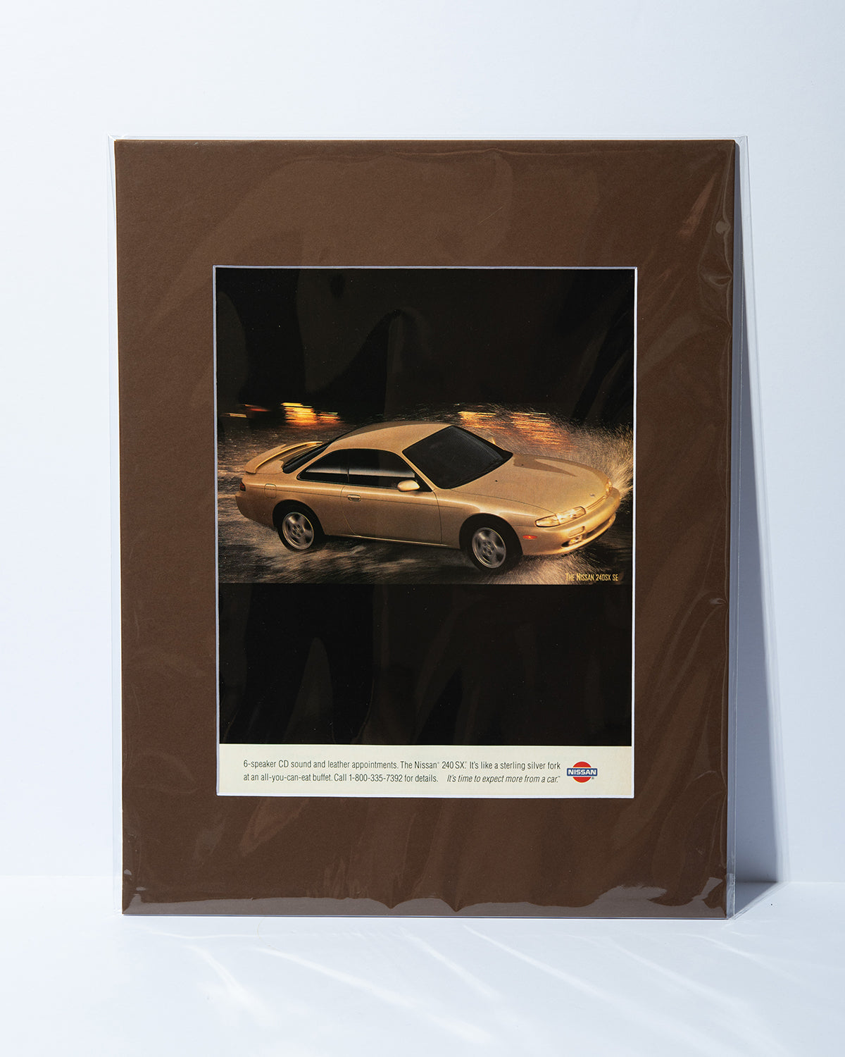Nissan 240SX S14 "Zenki" original vintage mated advertisement