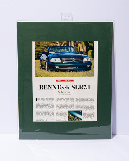 RENNTech SLR 7.4 R129 SL600 original vintage mated article image