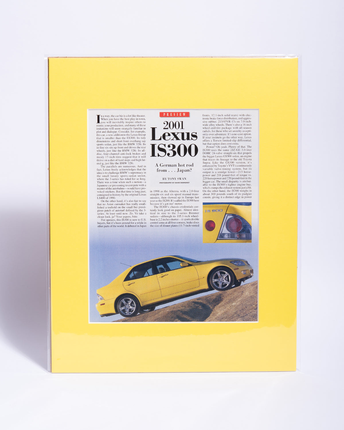 2001 Lexus IS300 - original vintage mated article