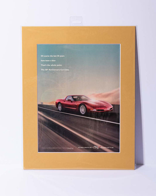 50th Anniversary C5 Corvette original vintage advertisement