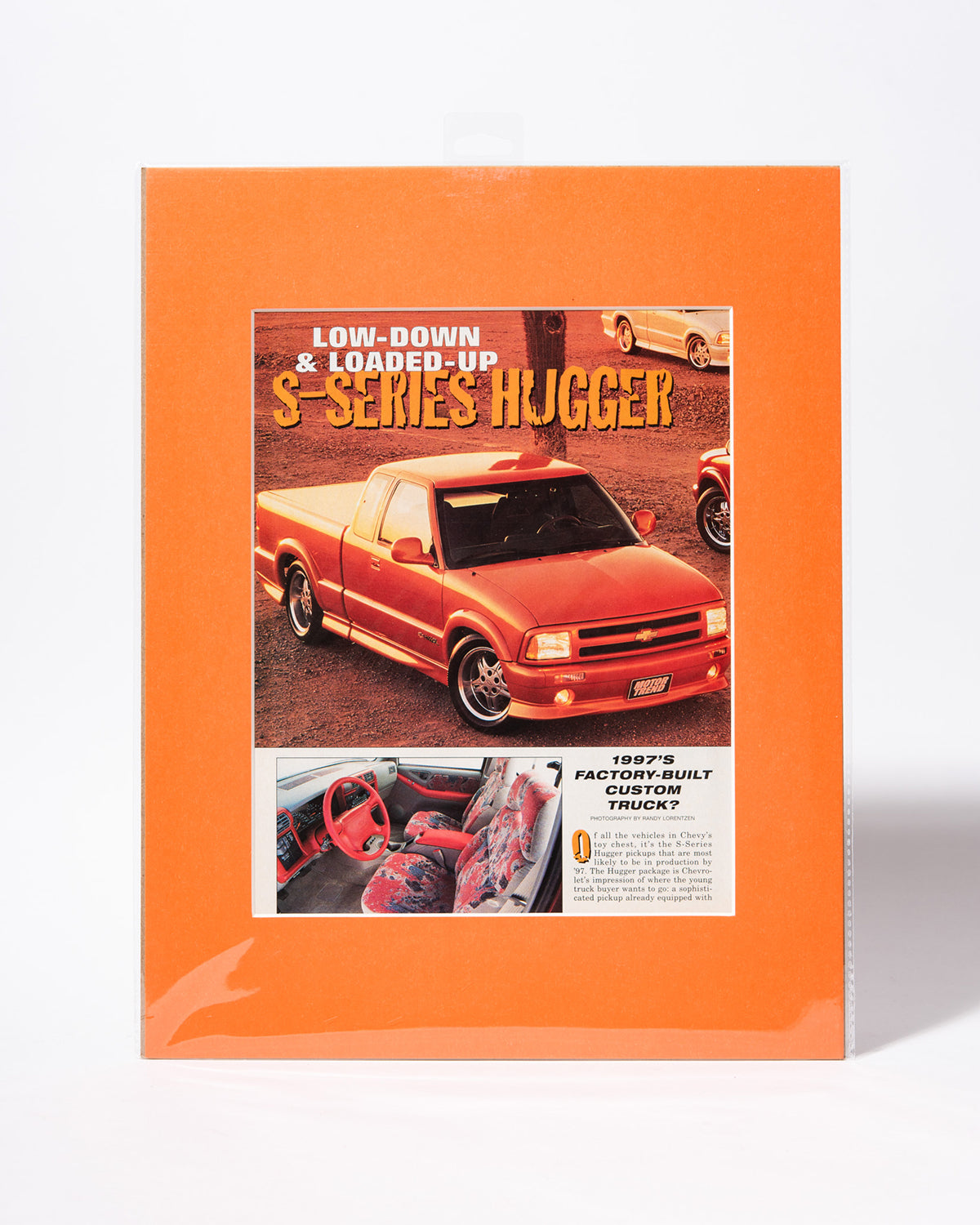 Chevrolet S10 "Hugger/Xtreme" original vintage mated article image