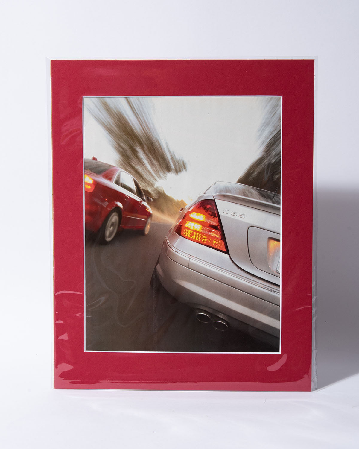 W203 Mercedes Benz AMG original vintage mated magazine image