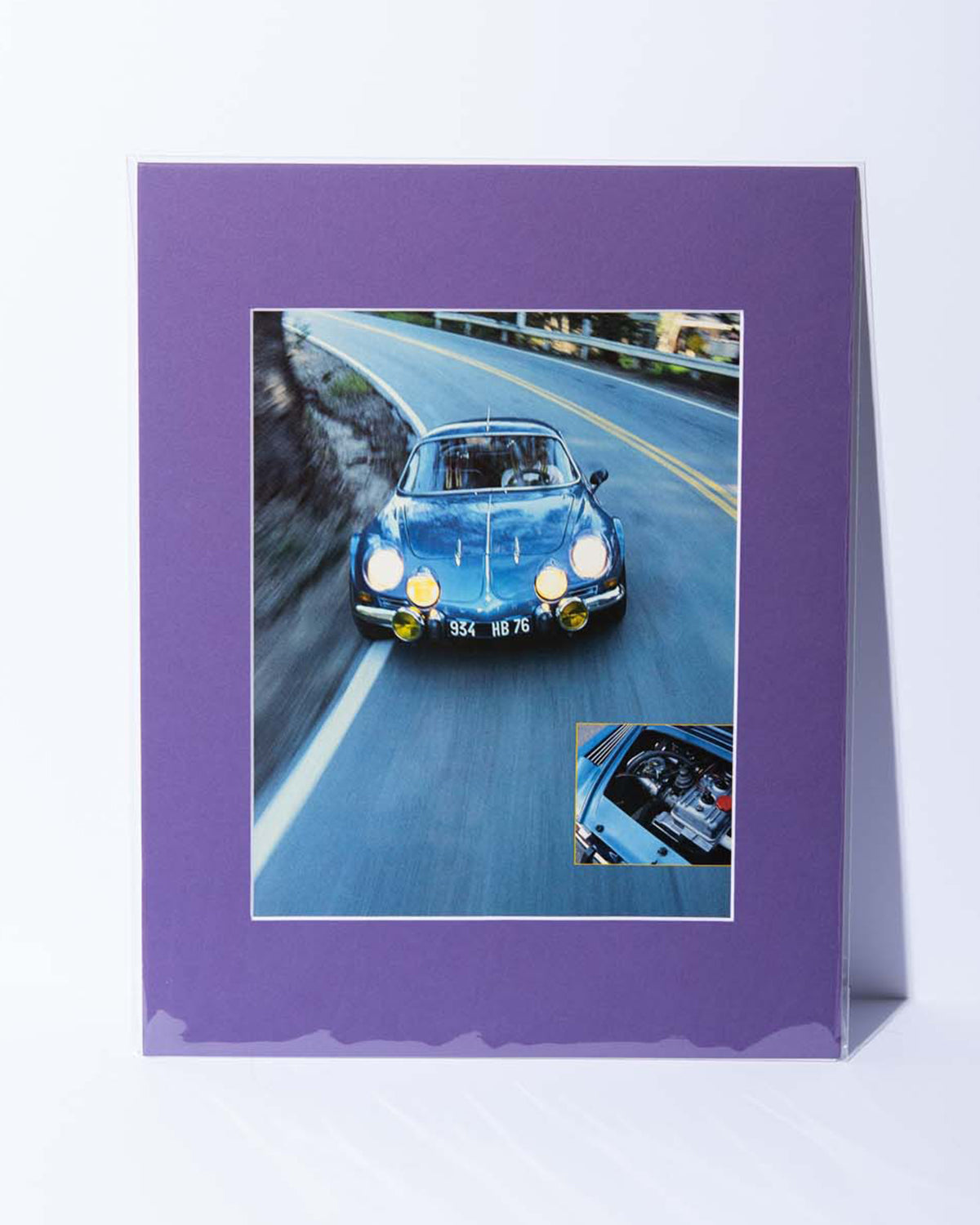 Alpine - Renault A110 1600S vintage Road & Track magazine image
