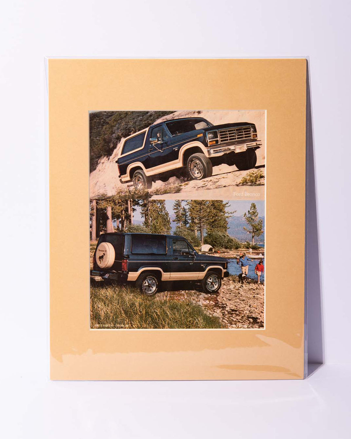 Ford Bronco and Bronco II Eddie Bauer original vintage mated magazine ad