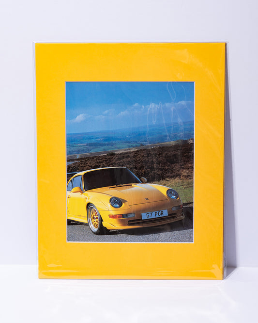 Porsche 911 GT2 993 original vintage mated article image front 3/4