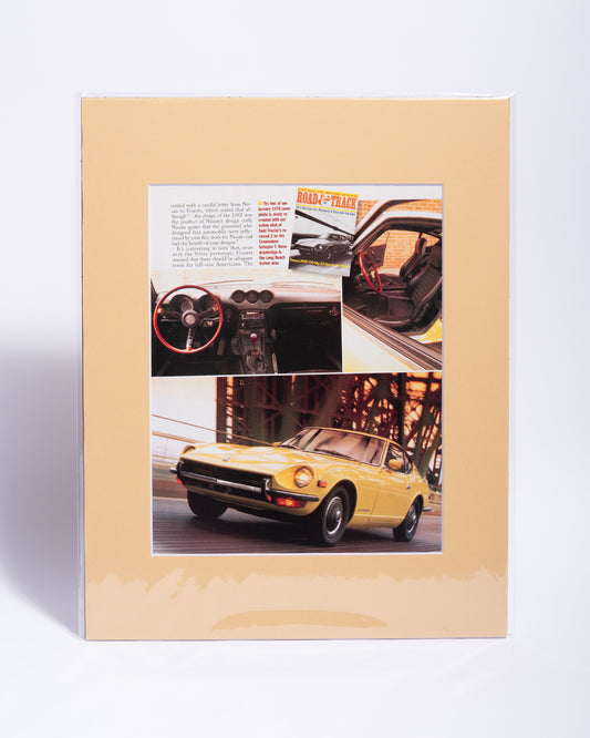 Datsun- Nissan 240Z - original vintage mated article image