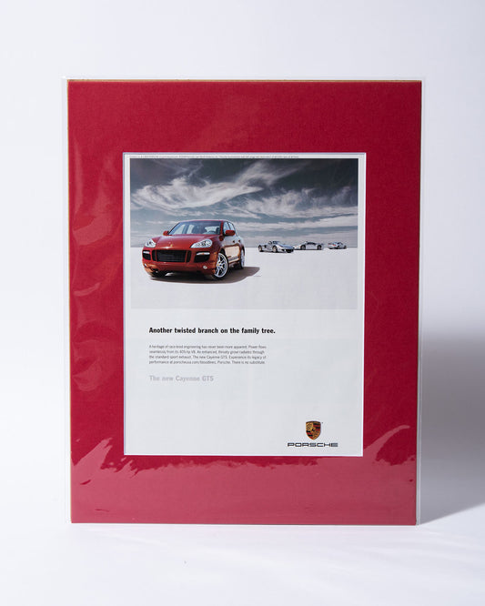 Porsche Cayenne GTS 9PA "Another twisted branch..." original mated vintage ad