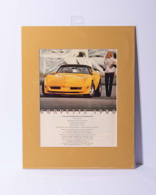 1980 C3 Corvette original vintage mated advertisement