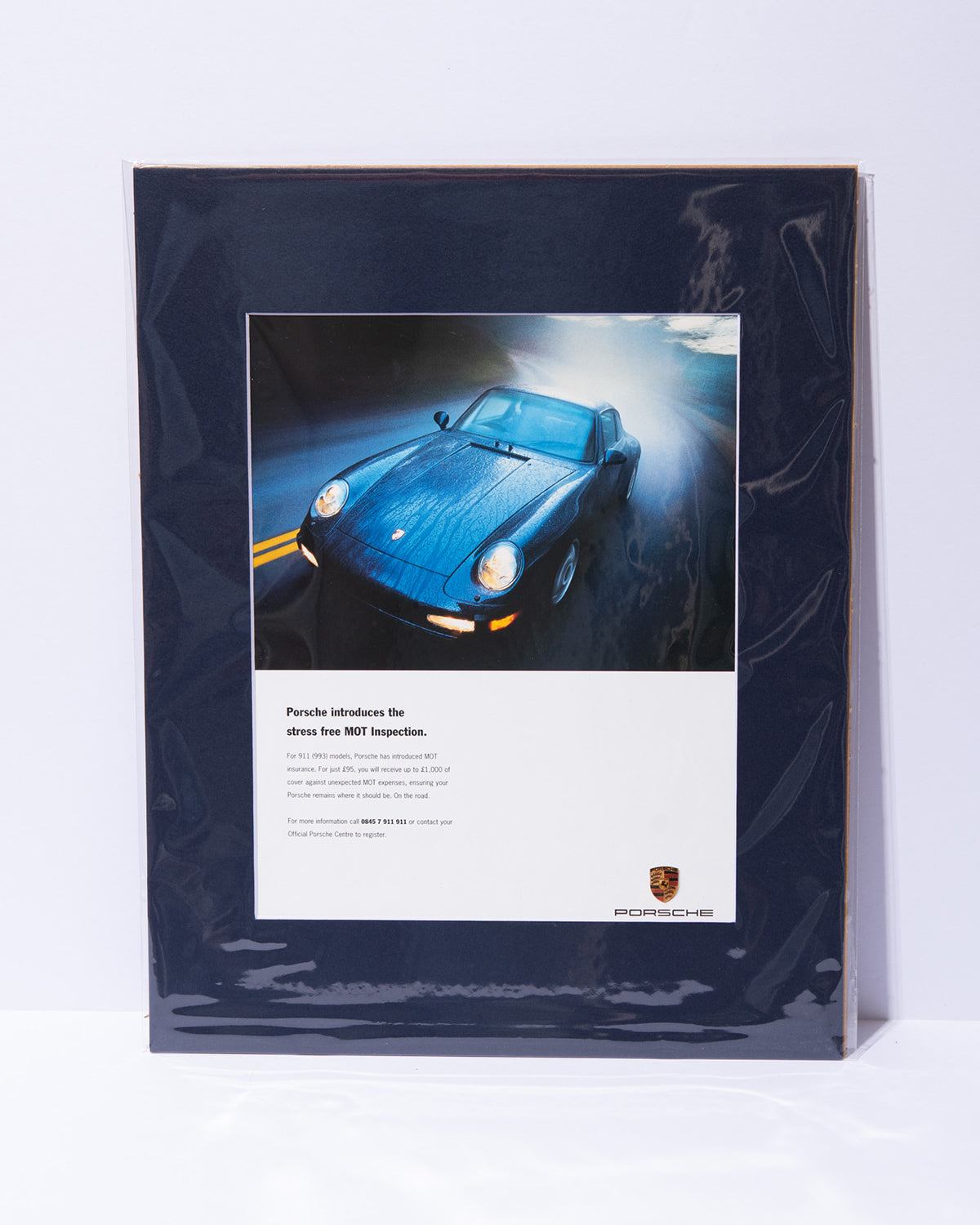 Euro Porsche 911 993 Carrera original vintage mated UK advertisement