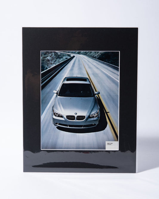E60 BMW 5 series - original vintage mated ad