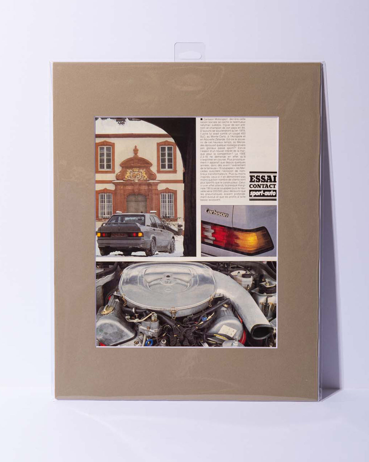 Carlsson Mercedes Benz 190E V8 original mated magazine image