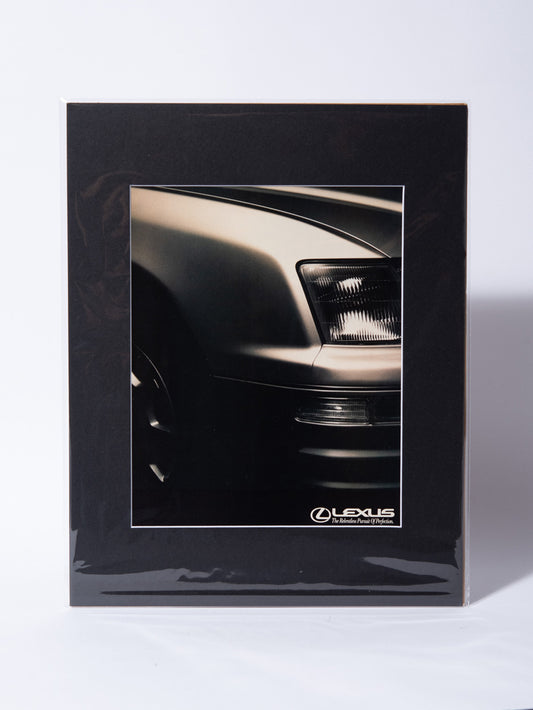 XF20 Lexus LS400 original vintage mated ad (RF teaser view)