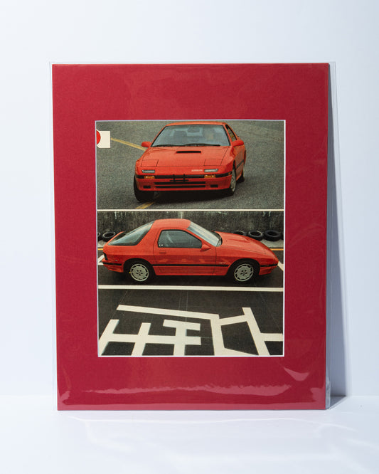 FC Mazda RX7 Turbo original vintage mated magazine images