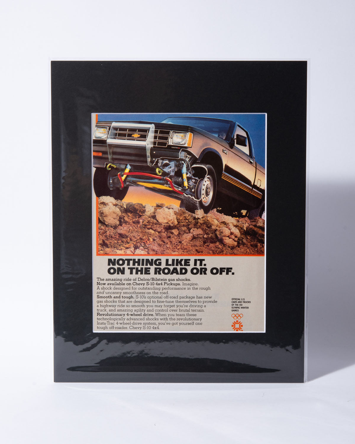 Chevy S-10 4x4 "Nothing like it" original vintage mated ad
