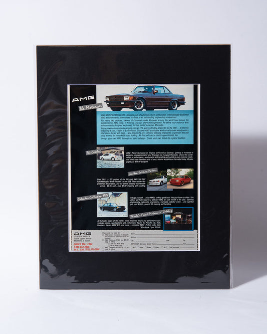 1985 AMG North America Catalog original vintage mated ad