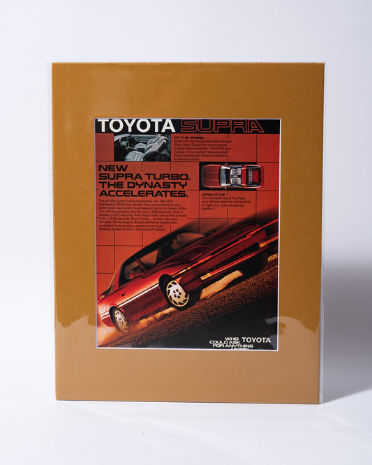 MK3 Toyota Supra Turbo original vintage mated ad