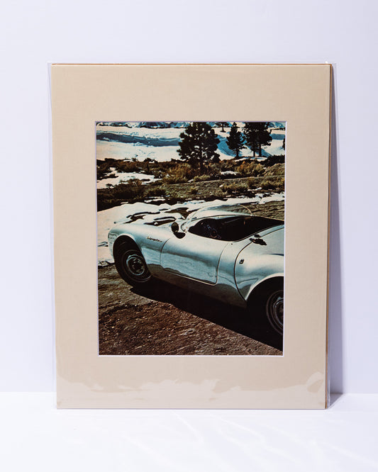 Porsche 550 Spyder - original vintage magazine article image