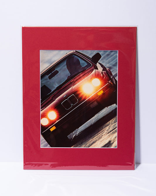E30 BMW 3-series original mated magazine advertisement image