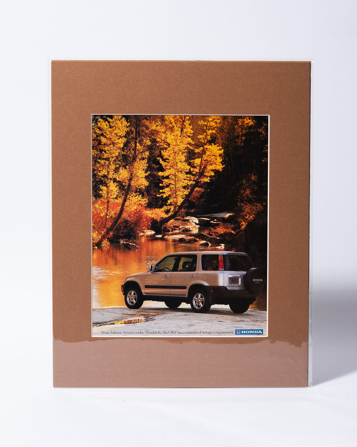 Honda CRV "Thankfully, the..." original vintage magazine ad