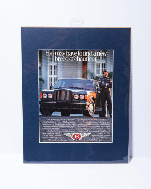 Bentley Turbo R "You may have to find..." vintage ad