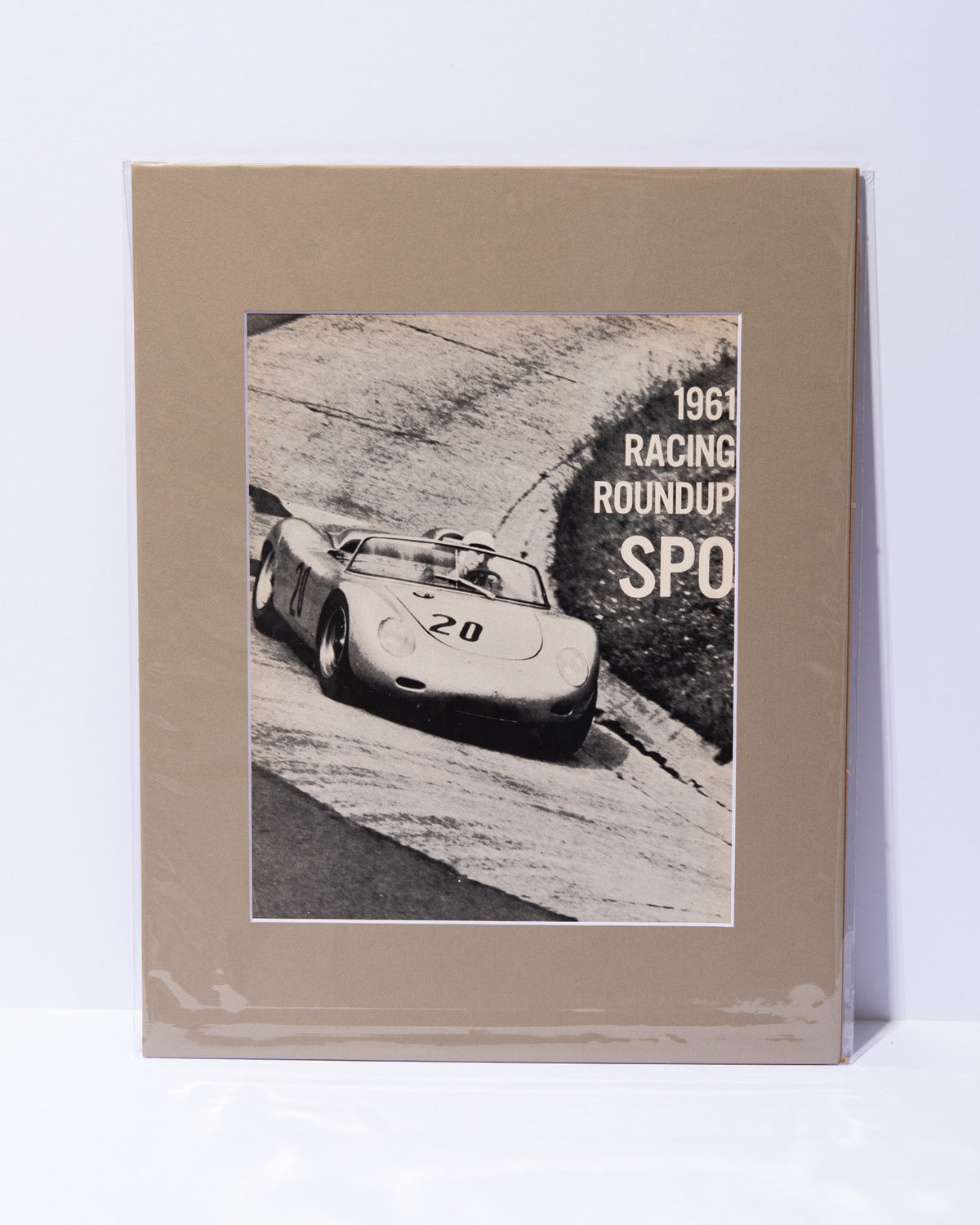 #20 Porsche 718 RSK Nurburgring racing original vintage mated article image